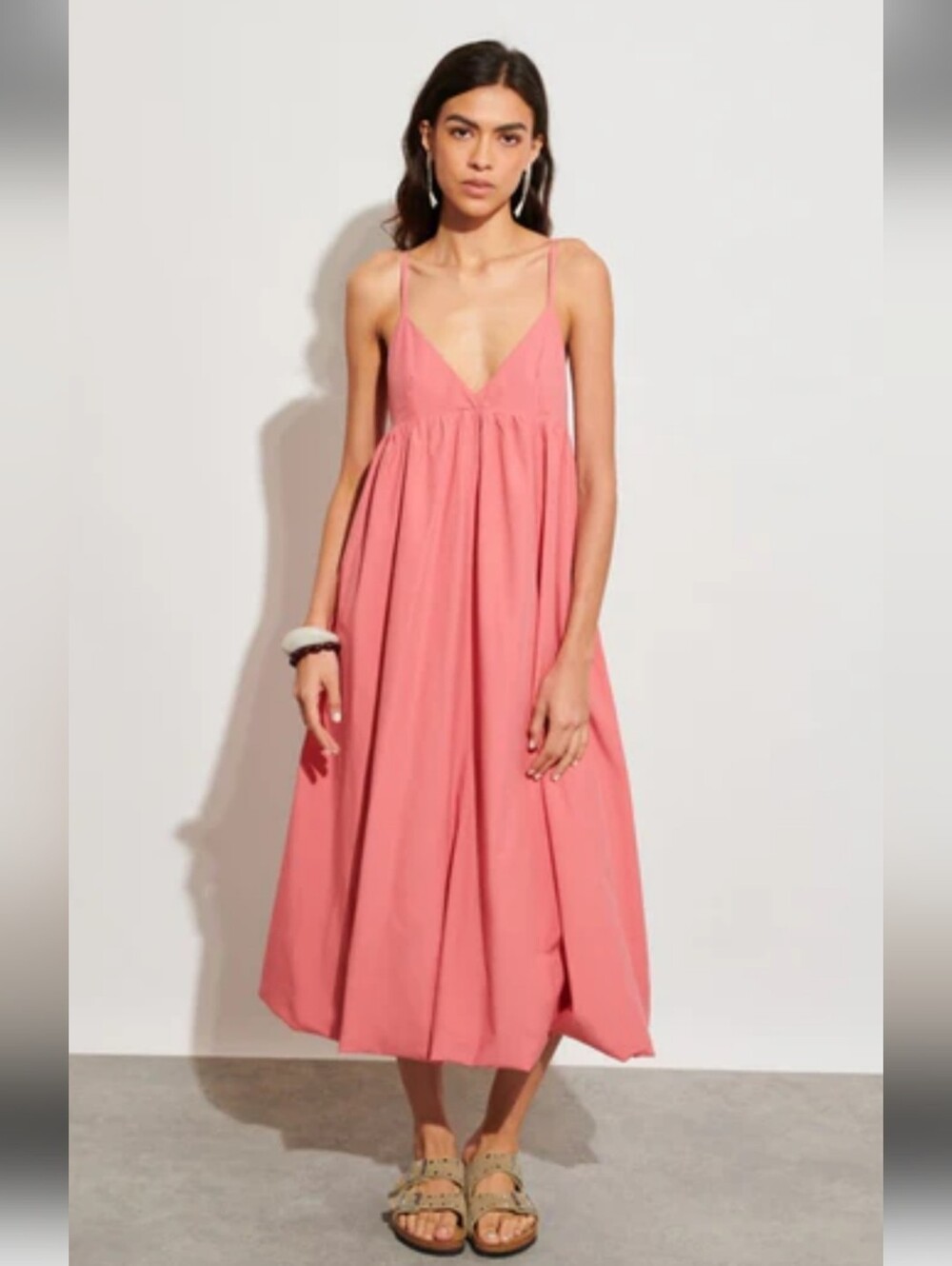 Light Pink Spaghetti-Strap Slip Dress